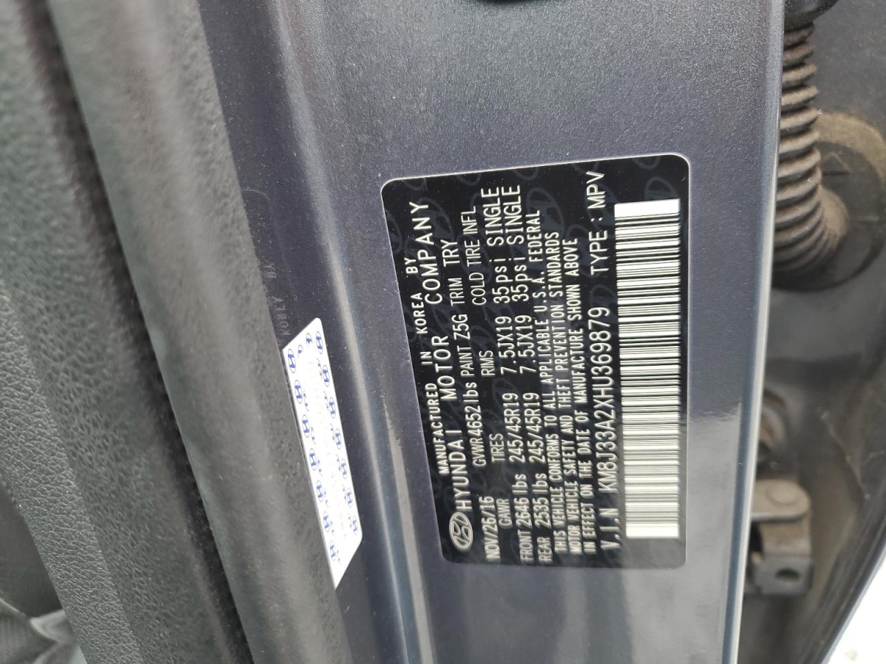 Hyundai TUCSON Limited Image 9