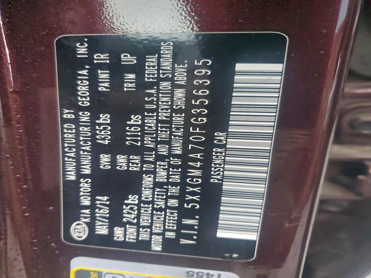 Kia Optima Lx Image 6