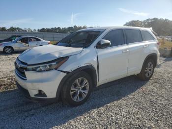  Salvage Toyota Highlander