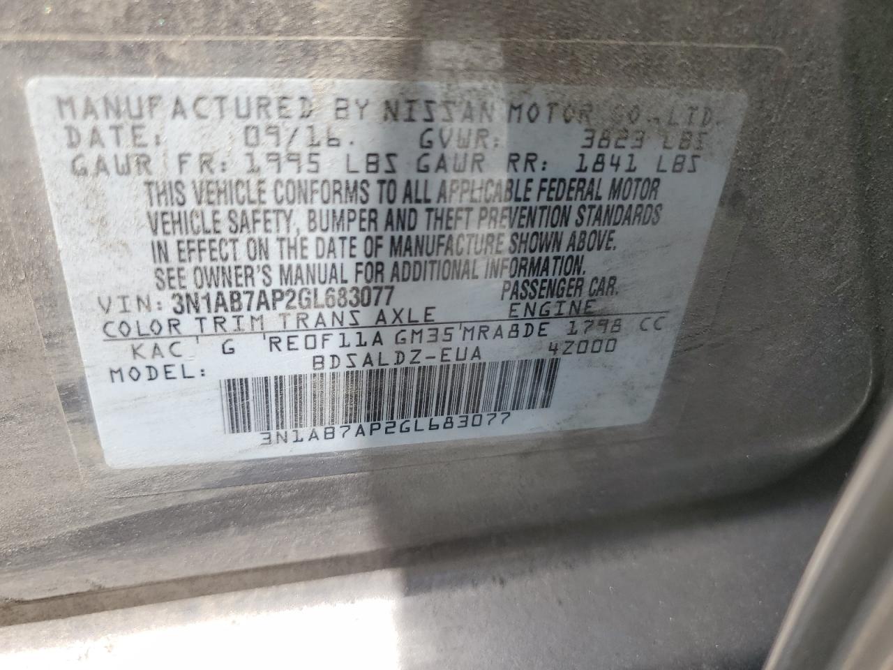 Nissan Sentra S Image 6