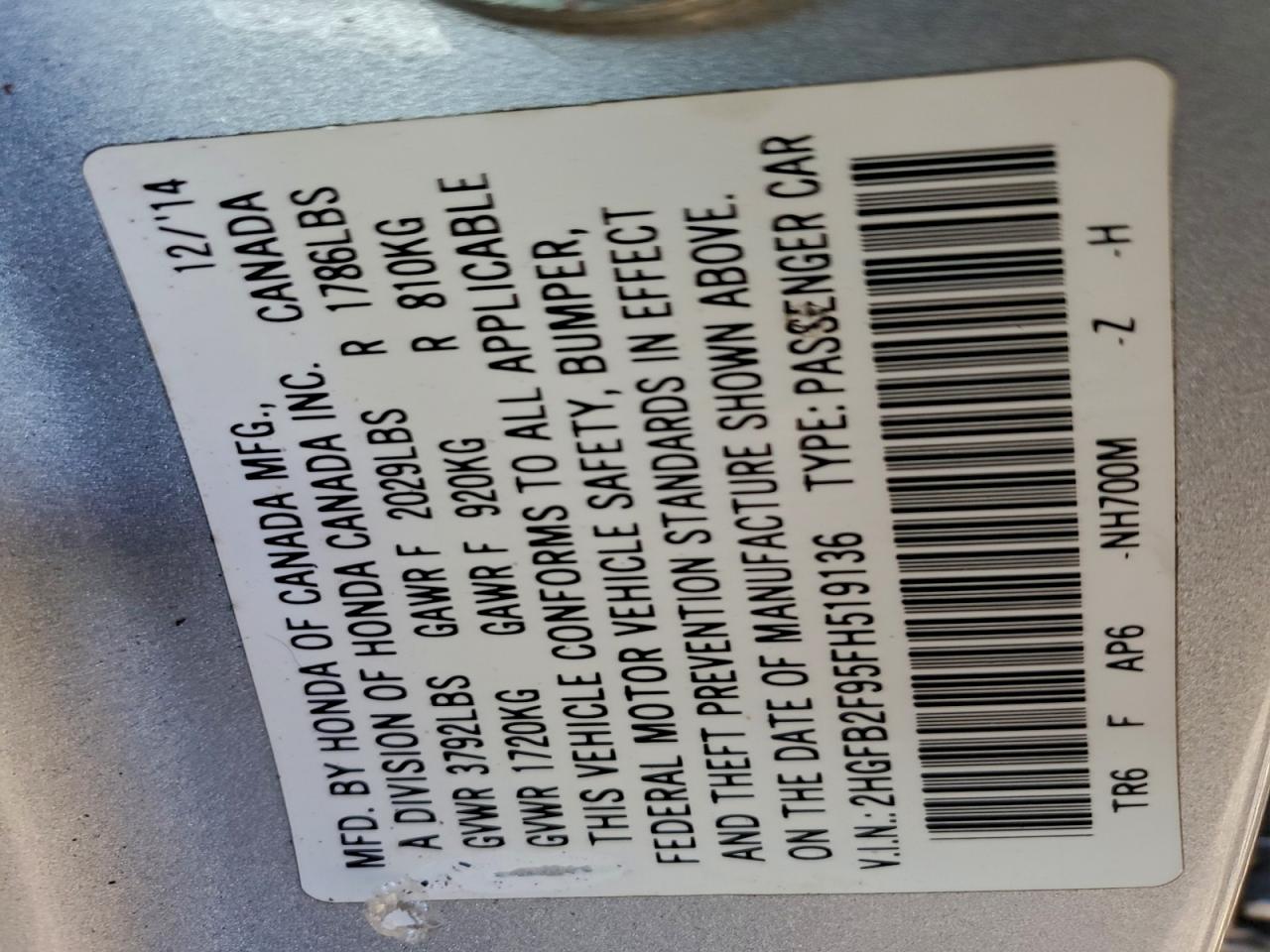 Honda Civic Exl Image 9