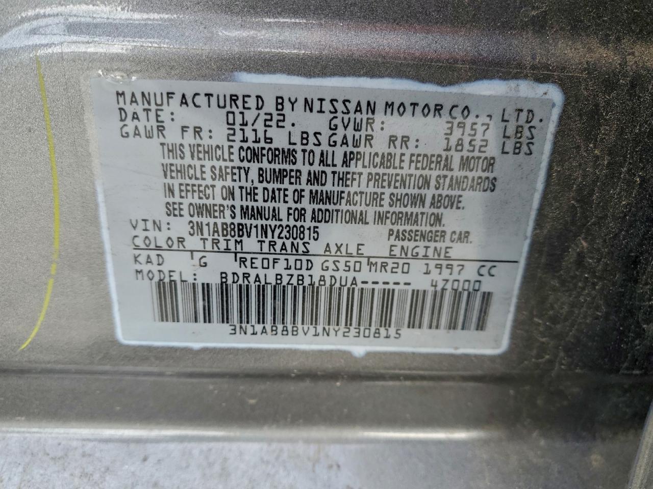 Nissan Sentra S Image 3