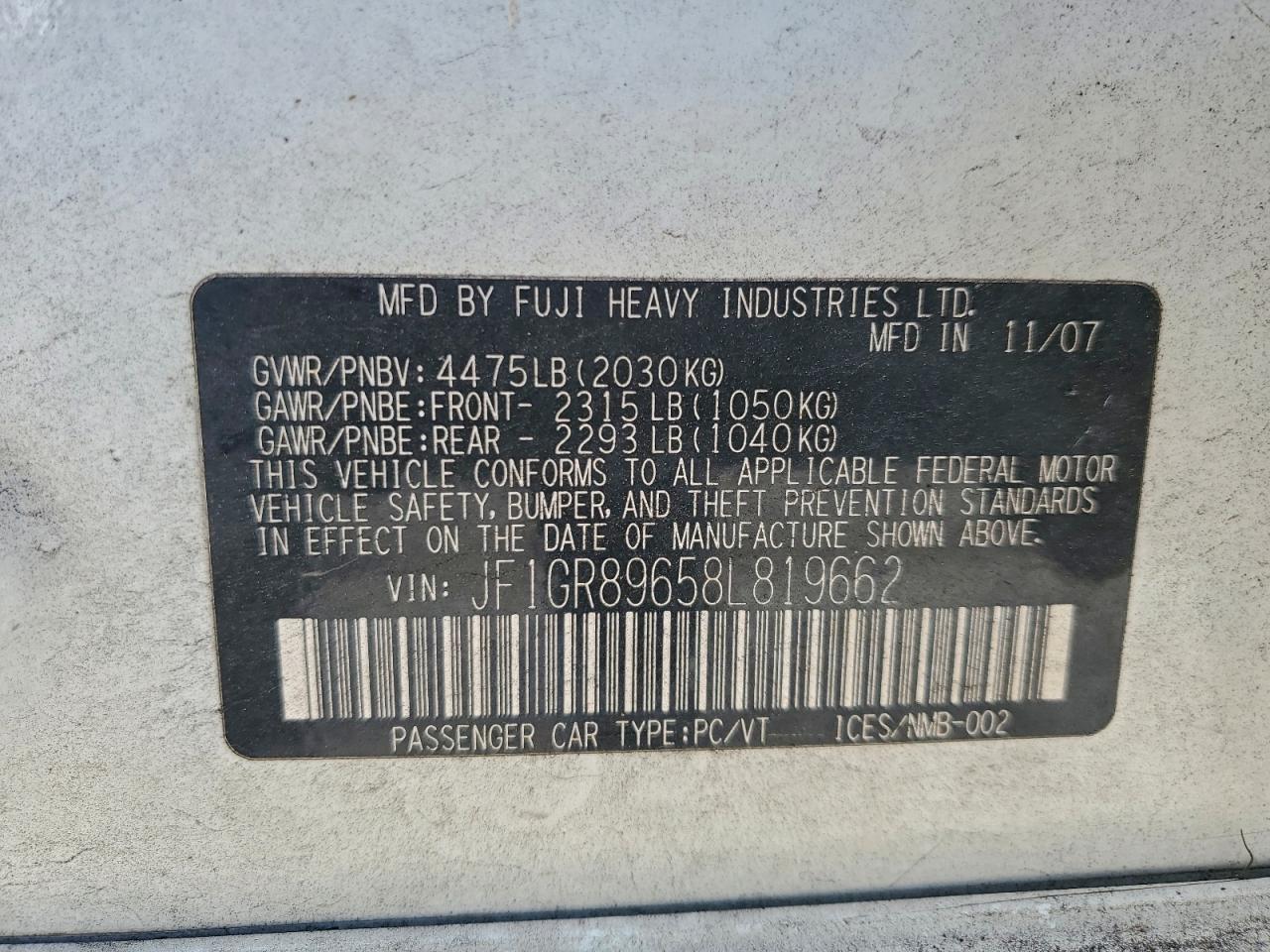 Subaru WRX Wrx Sti Image 8