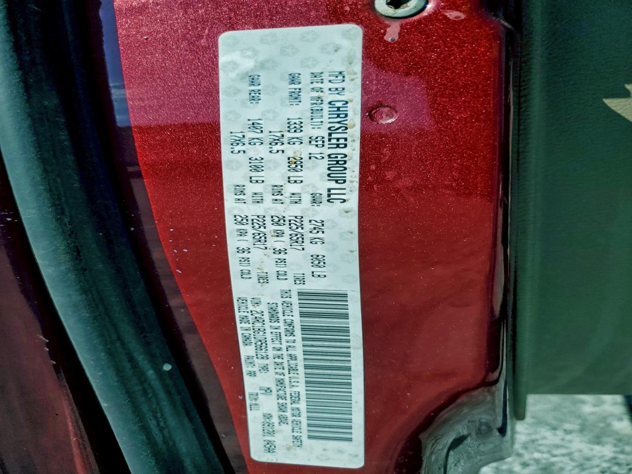 Chrysler Minivan Touring Image 11